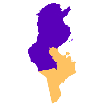 Carte Tunisie - Opti Volt